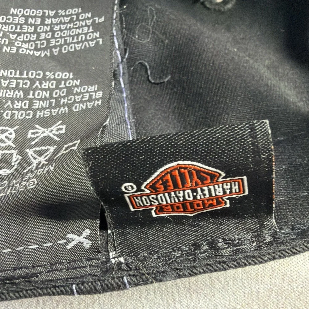 Harley-Davidson Honolulu Hawaii Black Hat Cap Souvenir Motorcycle